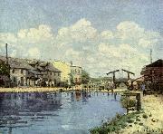 Alfred Sisley Kanal oil